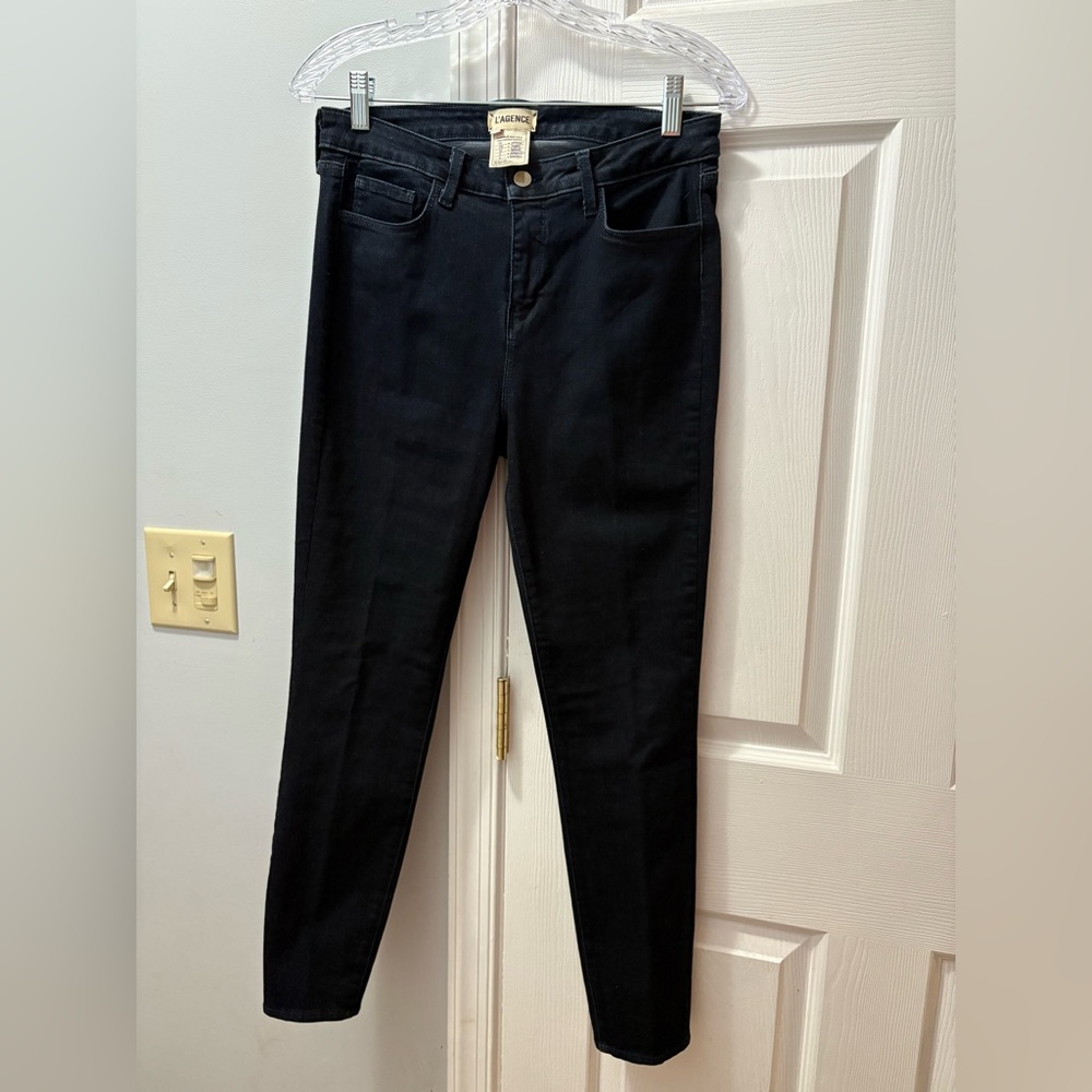 L'AGENCE Margo High Rise Skinny Jeans Eclipse Size 30